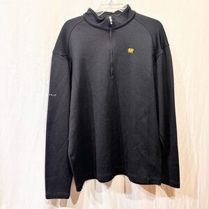Nike Cambria Quartz Men's Golf 1/4 Zip Pullover Sweatshirt Size XL Black 400099